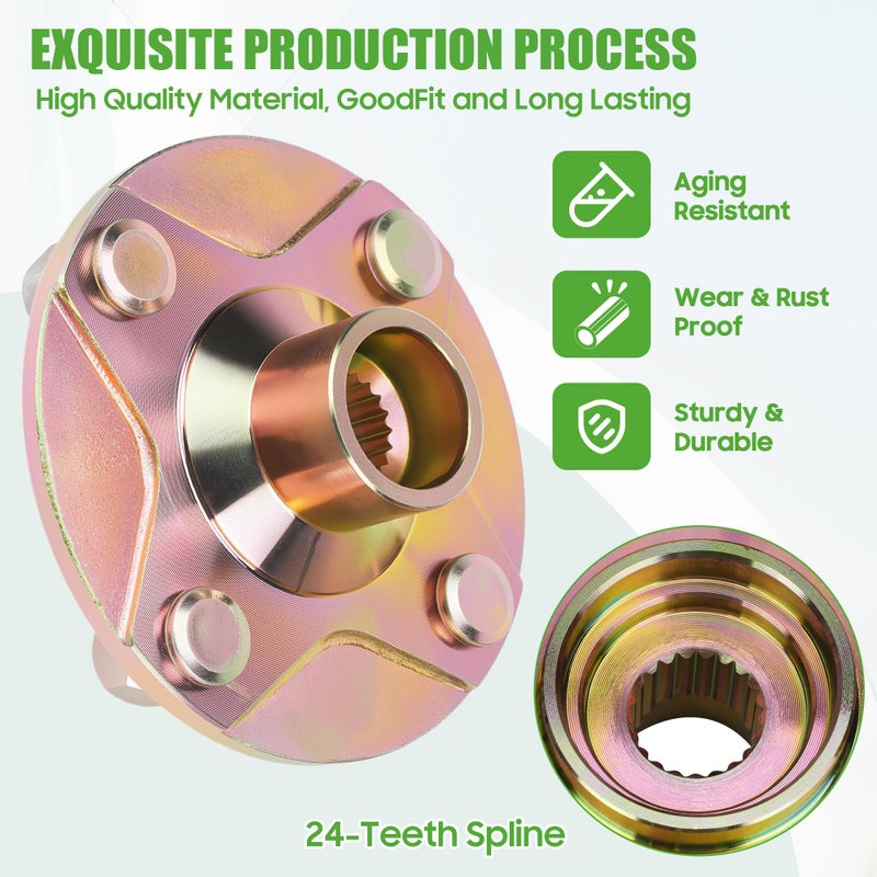 10L0L Golf Cart Rear Wheel Hub for Yamaha G29 Electric Golf Cart 2007-2014 OEM#JW1-G6542-00 Yamaha Parts - Image 5